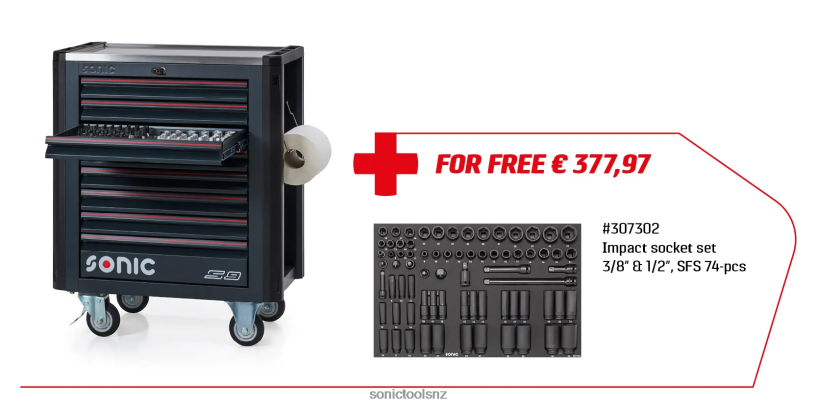 Reliable Filled Toolbox Next S9 363-Pcs + 307302 Sonic X8N64D16