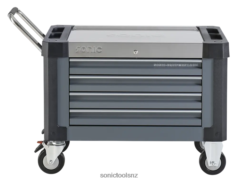 Classic Empty Topbox Trolley S9 4 Drawers Dark Grey (Ral7011) Sonic X8N64D182