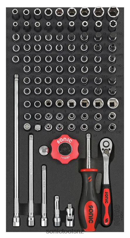 Latest Bit Socket Set 1/4" Sfs 1/3 102-Pcs Sonic X8N64D217