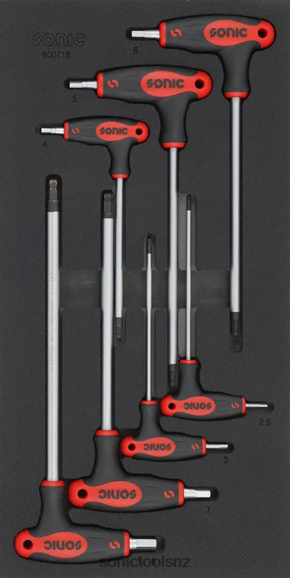 Practical Hex Ball Grip Key Set Sfs 1/3 7-Pcs Sonic X8N64D813