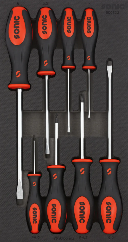 Reliable Screwdriver Set Sfs 1/3 8-Pcs Sonic X8N64D826