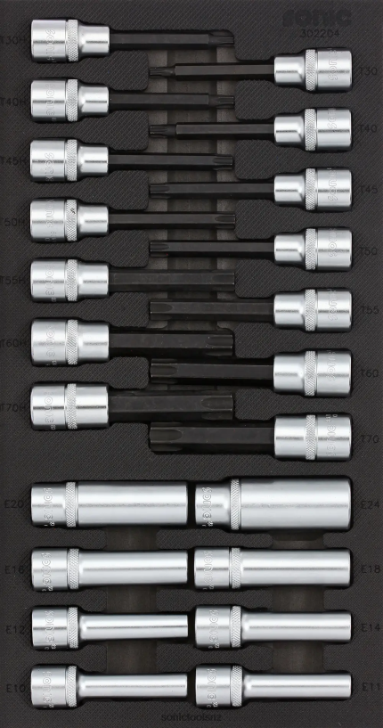 Reliable Socket & Socketbit Set 1/2" Sfs 1/3 22-Pcs Sonic X8N64D830