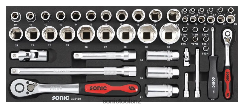 Reliable Socket Set For Toolbox 4730414 51-Pcs Sonic X8N64D200