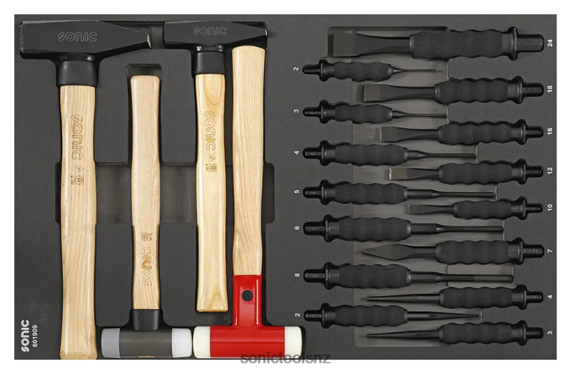 Latest Chisel & Hammer Set Sfs 19Pcs (Heavy Duty) Sonic X8N64D229