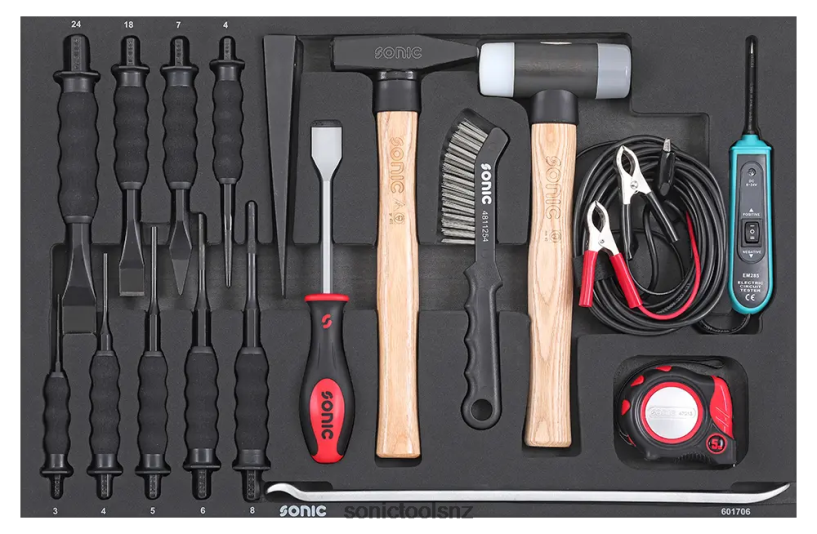 Reliable Chisel & Hammer Set Sfs 17-Pcs Sonic X8N64D228