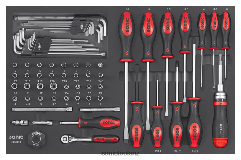 Reliable Eva 70Pc 1/4" Screwdriver Set (S) Sonic X8N64D862