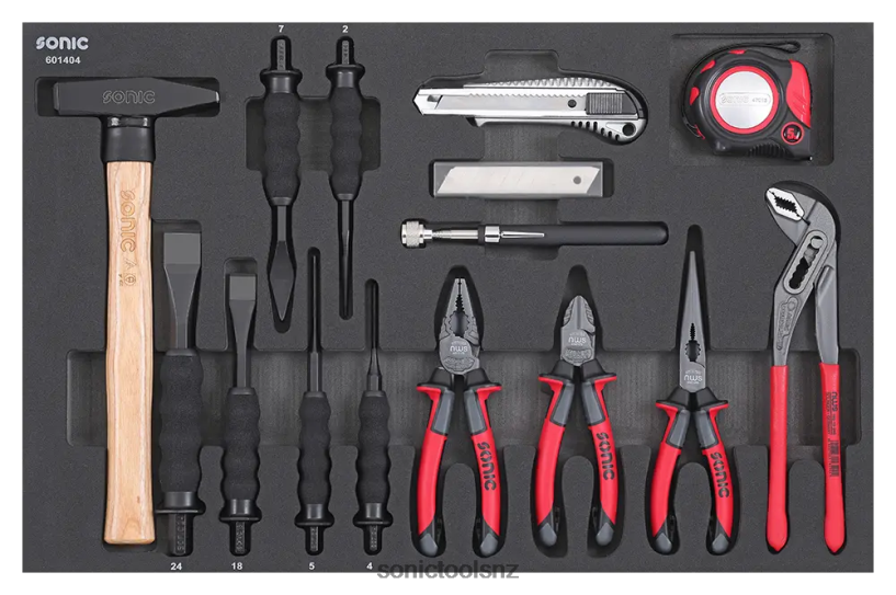 Reliable Pliers Chisel And Hammer Set Sfs 14-Pcs Sonic X8N64D874