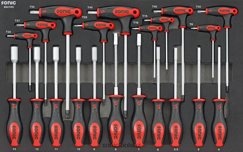 Reliable Socket Screwdriver Hex & Grip Key Set Sfs 21-Pcs Sonic X8N64D886