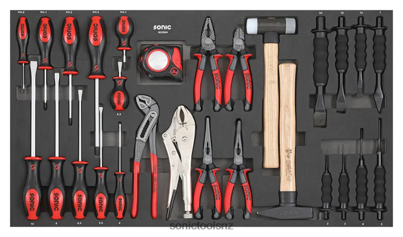 Practical Screwdriver Pliers And Chisel Set Sfs 28-Pcs Sonic X8N64D913