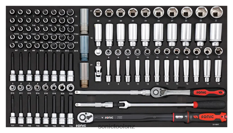 Practical Socket Set 1/2" Sfs 118-Pcs Sonic X8N64D917