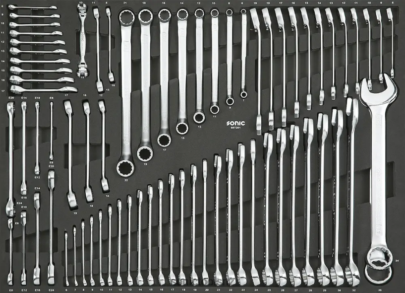 Latest Wrench Set Sfs 72-Pcs Sonic X8N64D931
