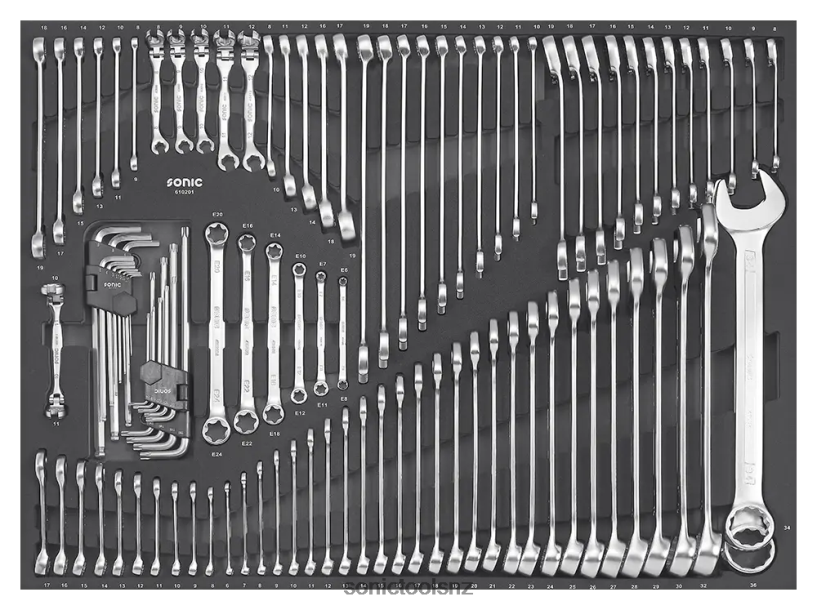 Practical 102Pc Wrench Set Sonic X8N64D251