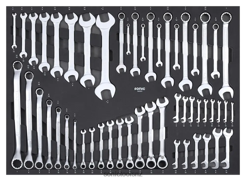 Practical Wrench Set Sfs 52-Pcs (Aviation) Sonic X8N64D929