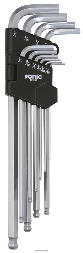 Classic Hexagon Key Wrench Extra Long Set (Sae) 10-Pcs Sonic X8N64D354