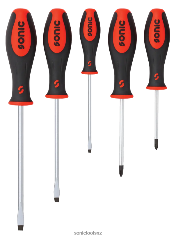 Reliable Go-Through Screwdriver Set 5-Pcs Sonic X8N64D312