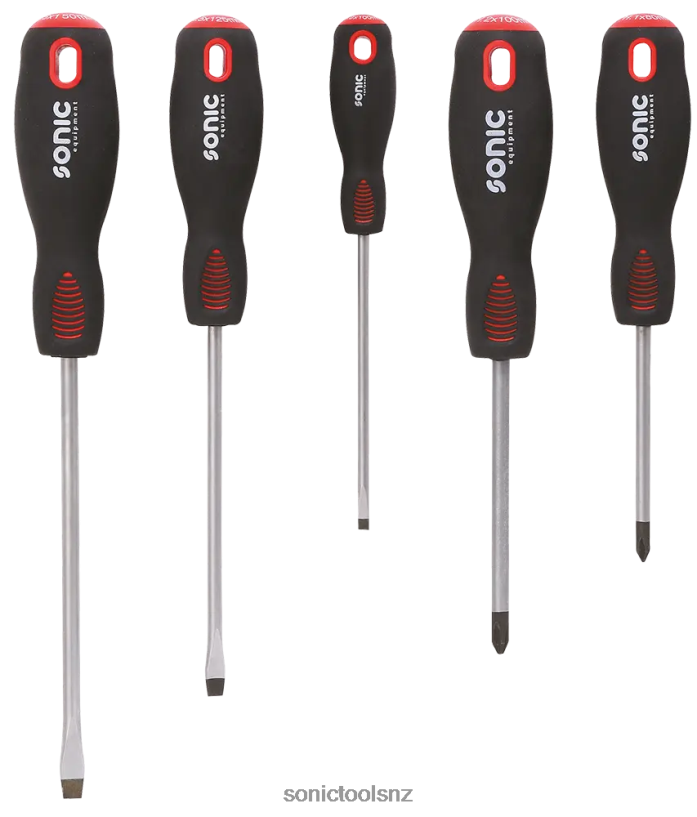 Reliable Screwdriver Set In Colour Box 5-Pcs Sonic X8N64D316