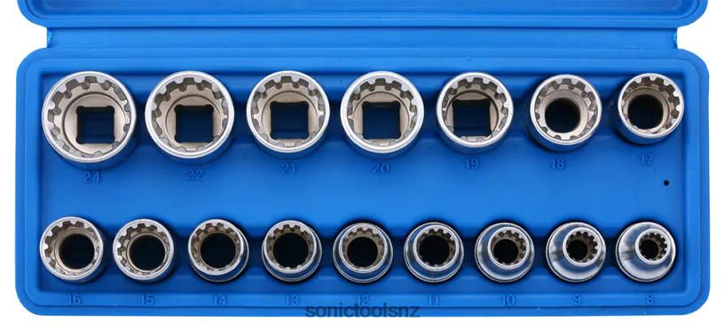 Classic Multi Function Socket Set 1/2" 16-Pcs Sonic X8N64D936