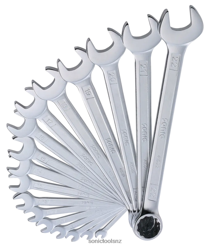 Reliable Combination Wrench Set In Pouch 17-Pcs Sonic X8N64D340