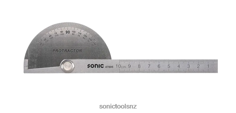 Classic Stainless Steel Protractor Sonic X8N64D1124