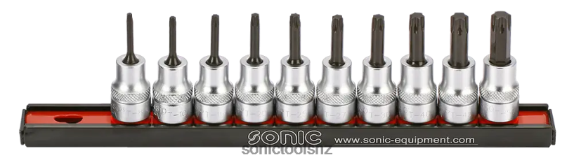 Classic Bit Socket Set 3/8" Tx On Rail 10-Pcs Sonic X8N64D2156