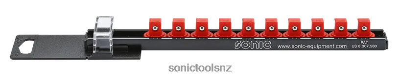 Practical 1/4"+3/8" Socket Rail With 5+5 Clips Sonic X8N64D2177