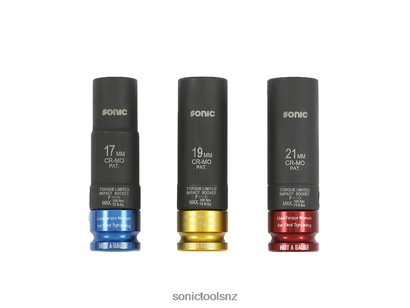 Classic Torque Impact Socket Set 1/2" 3-Pcs Sonic X8N64D594