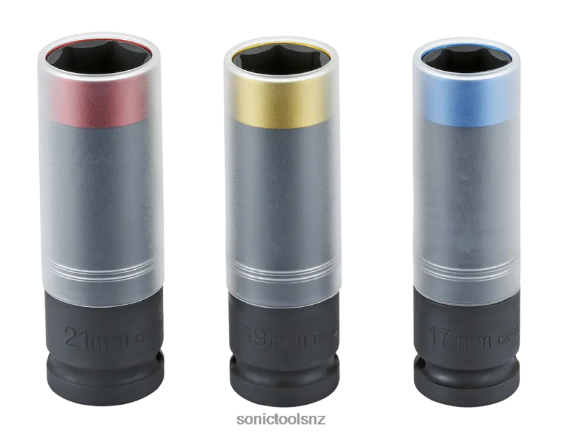 Reliable Power-Impact Socket Set 1/2" 3-Pcs Sonic X8N64D592