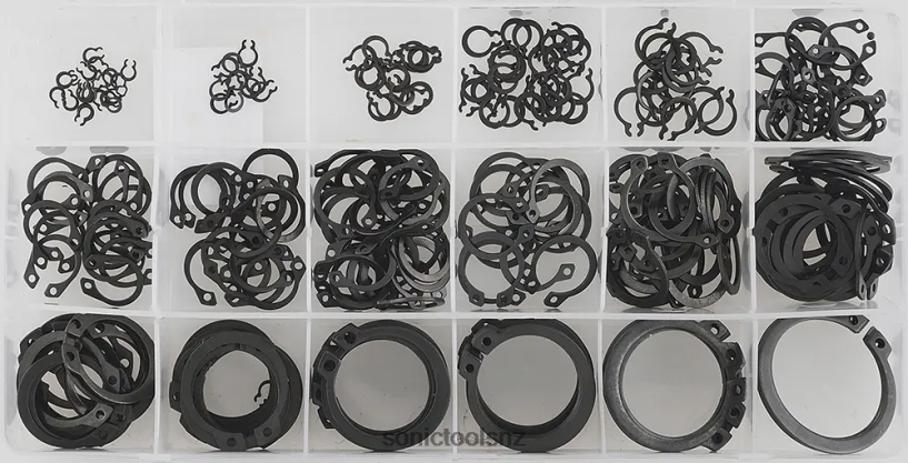 Practical Snap Ring Assortment 300Pcs Sonic X8N64D1805