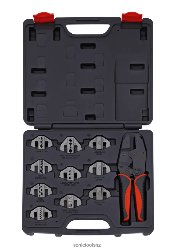 Latest Crimping Plier Set With Exchangeable Heads 11-Pcs. Sonic X8N64D613