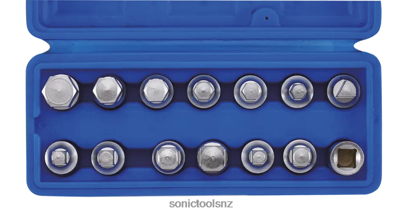 Reliable Drain Plug Key Set 3/8" 14-Pcs. Sonic X8N64D640